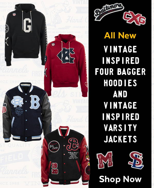 A graphic with two sweatshirts, one red and one black, and two varsity jackets, one navy blue with black sleeves and one black with red sleeves, on the left side. On the right side is text that reads 