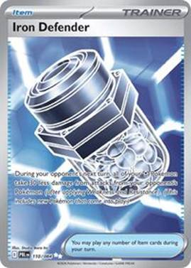A Pokémon card featuring the item 