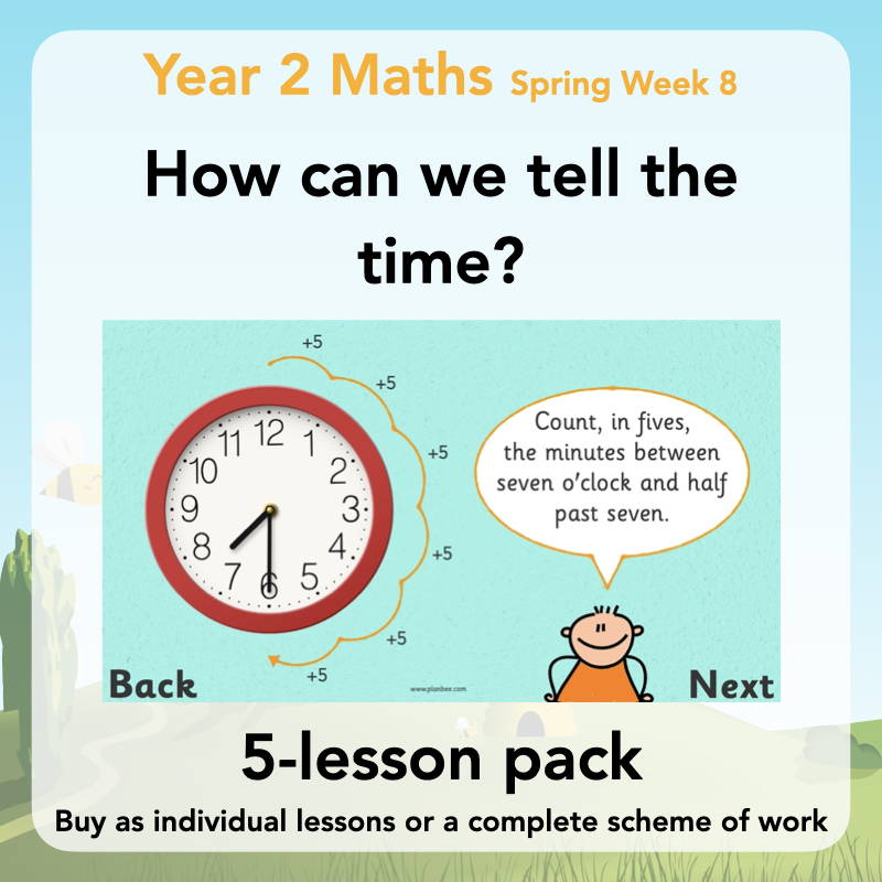 Year 2 Curriculum - How can we tell the time? 