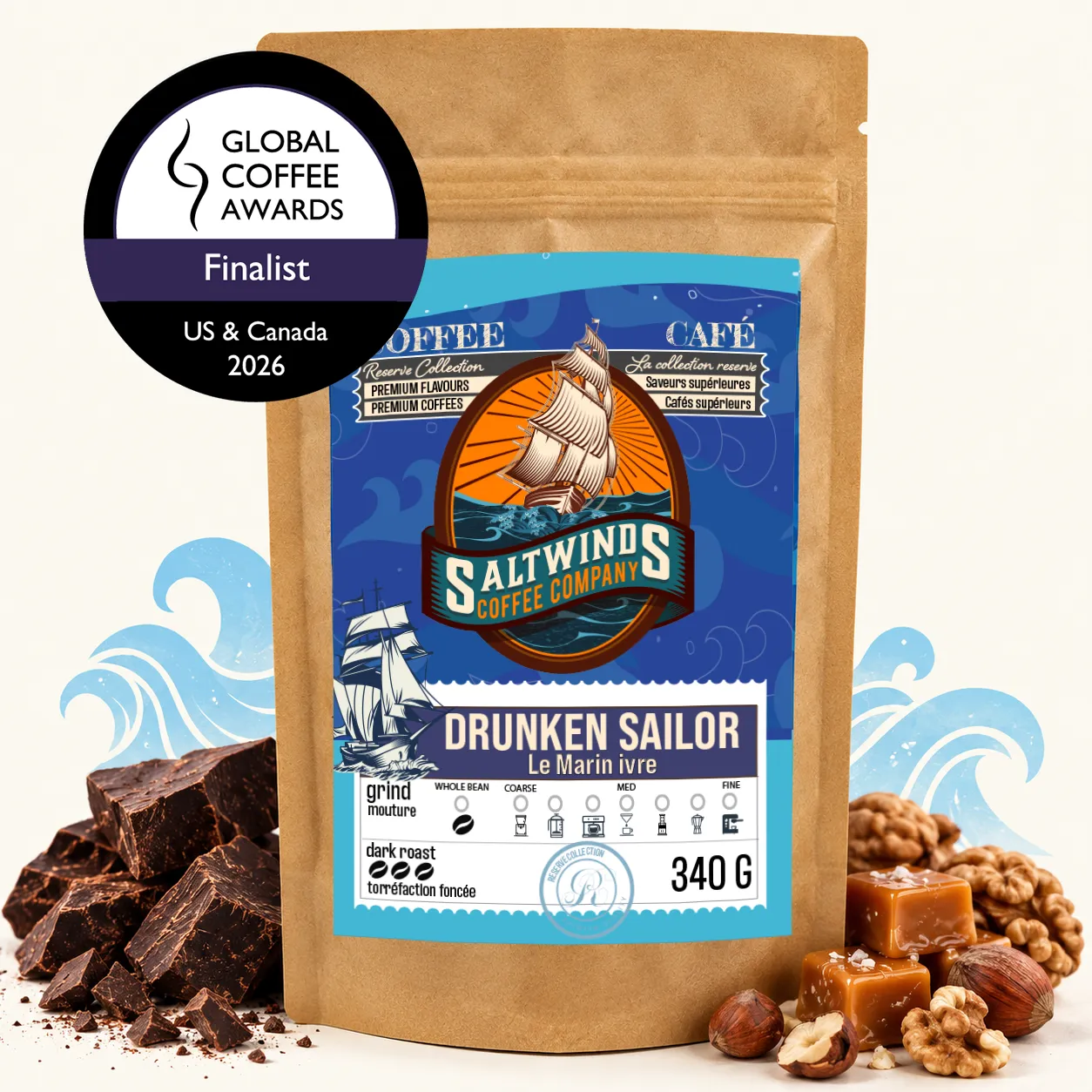 Drunken Sailor Dark Roast Coffee