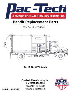 Bandit Automated Side Loader Replacement Parts Book