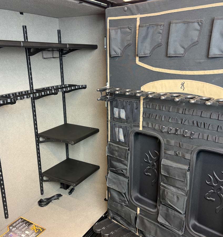 BROWNING GRAND 65 gun safe exterior with sale price tag on door - SES spring cleaning sale