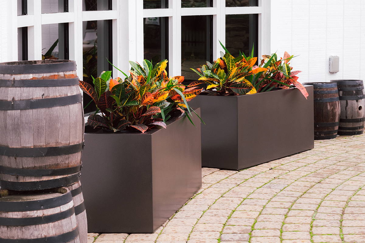 large outdoor planters