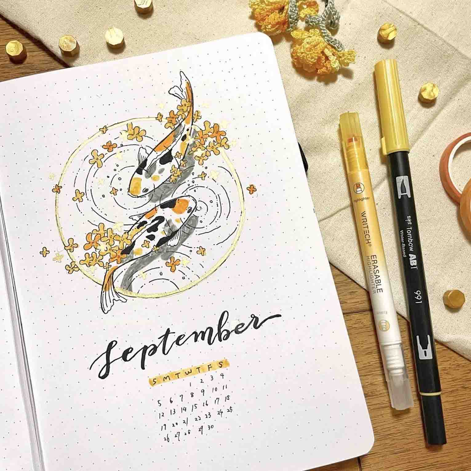 Top 10 Fall-themed Bullet Journal Spreads – NotebookTherapy