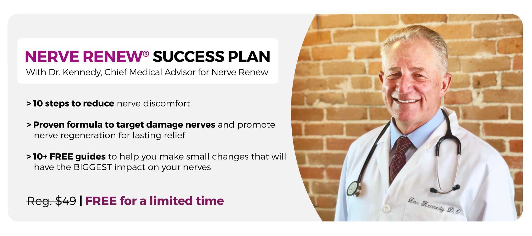 Check out Dr. Kennedy's FREE video course for a deeper roadmap to reduce discomfort and getting back to living a more comfortable life