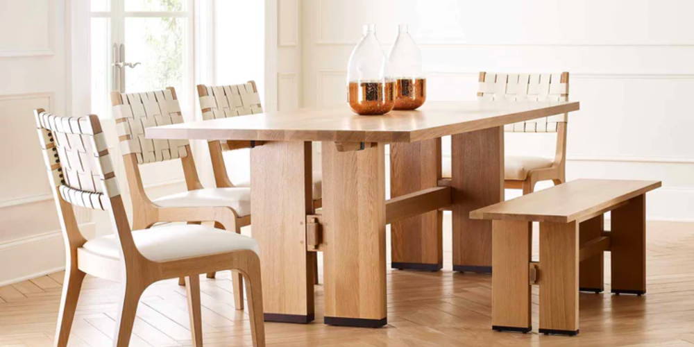 Made in the USA dining table by Stickley Furniture