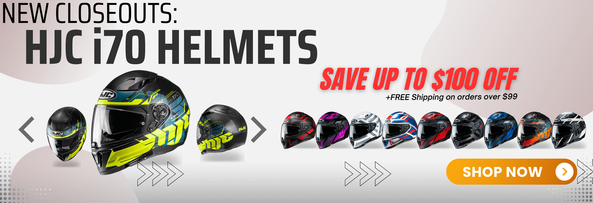 HJC i70 Closeout helmets up to 100 off