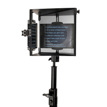 Proaim Universal Bi-Prompter iPad/Camera Teleprompter Kit for Filming Interviews