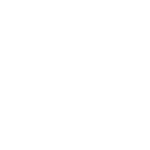 Industrial gear icon with buildings and a wrench.