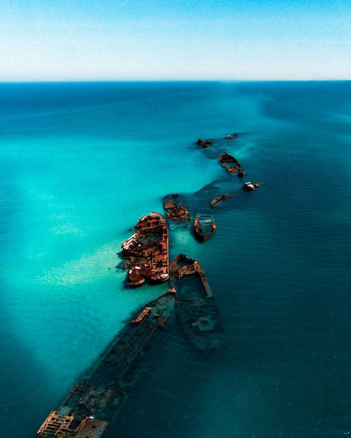Moreton Island, Shipwreck, Tangalooma Island Resort, Best Getaway near Brisbane, Queensland