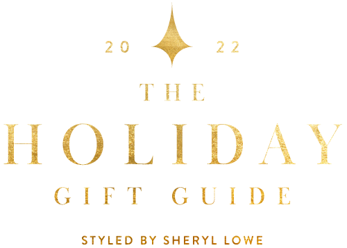 Headline announcing the 2022 Holiday Gift Guide for Sheryl Lowe Jewelry .