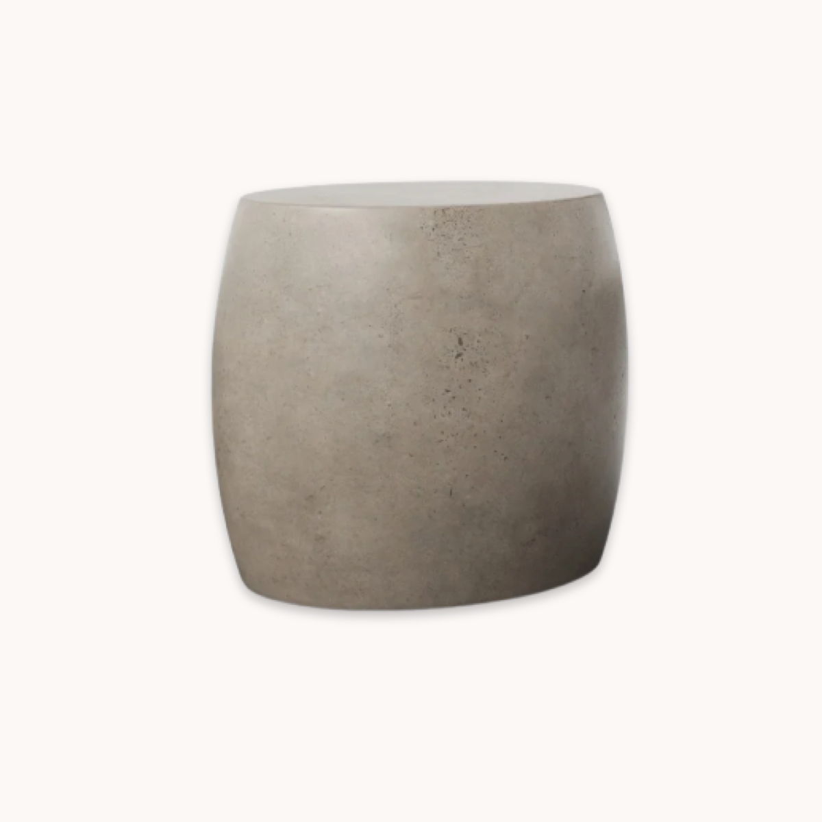 Pebble Concrete End Table