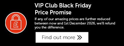 VIP Club Black Friday Price Promise announcement with a call to action.