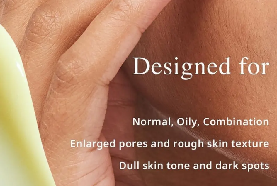 Designed for normal, oil and combination skin type 