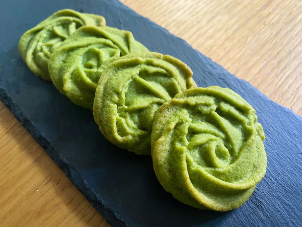 抹茶玫瑰花结