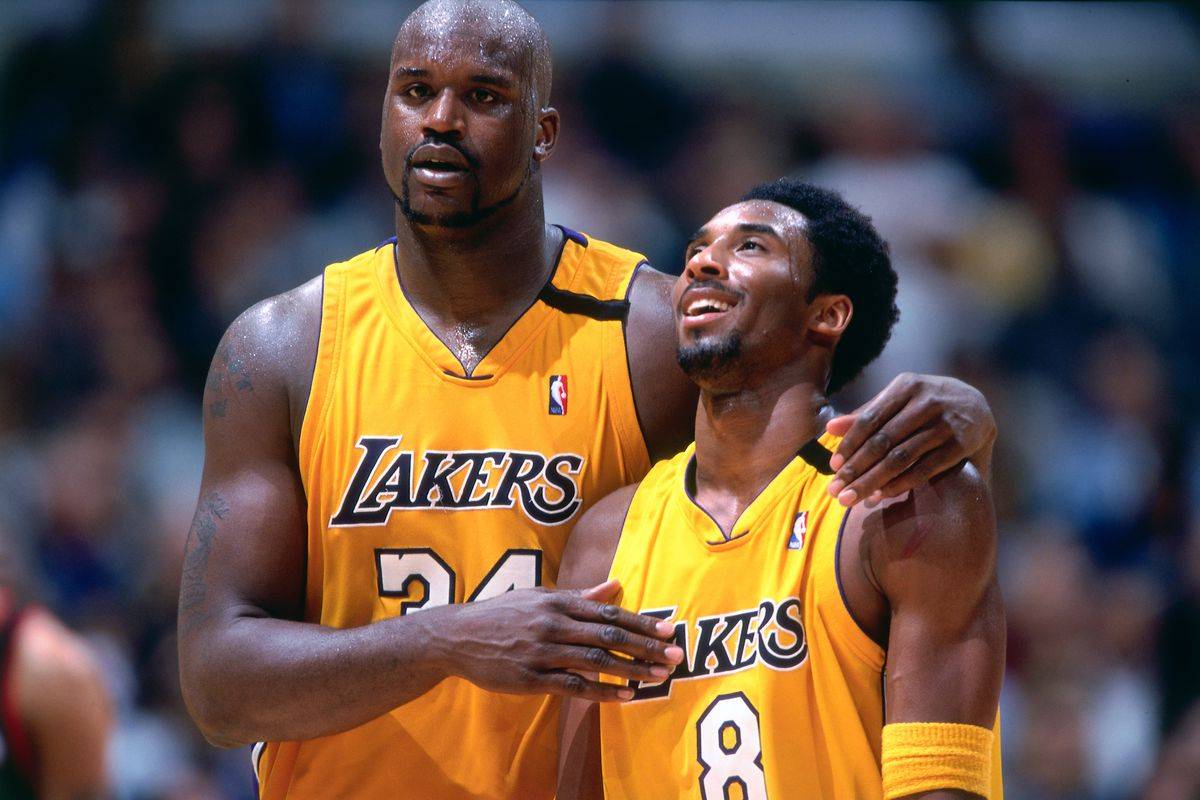 shaq and kobe on the lakers