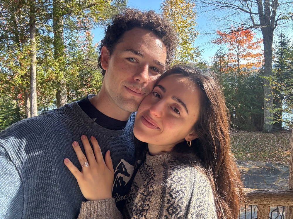 engaged couple