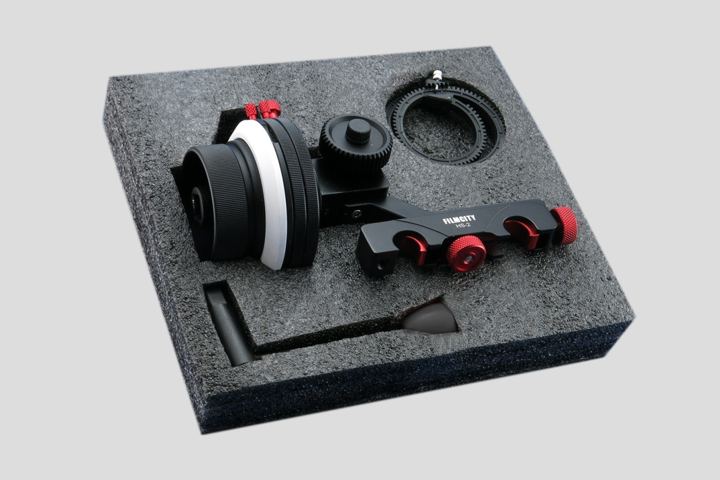 Stativo Fotografico Follow Focus HS-2 Per Videocamere - Con Hard Stop, Ingranaggio 0.8mm 43 Denti, Per Obiettivi 46-110mm Videocamere Obiettivi