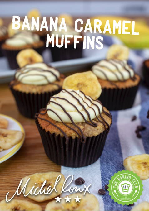 Banana Caramel Muffins