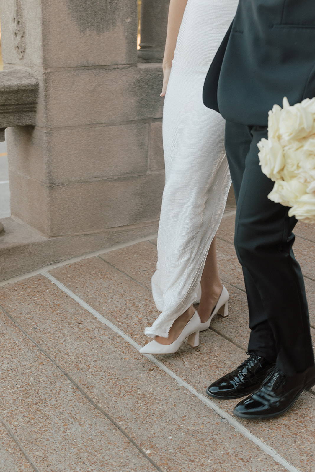 Bridal Block heels