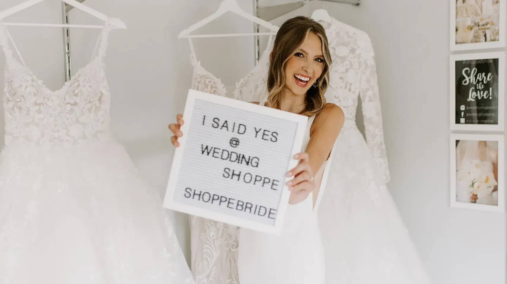 I Said Yes to the Dress at the Wedding Shoppe!