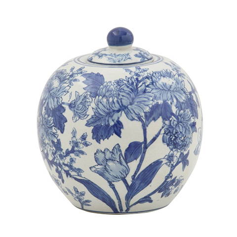 Floral Ginger Jar