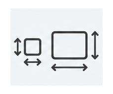 Laser soldering pad size compatibility