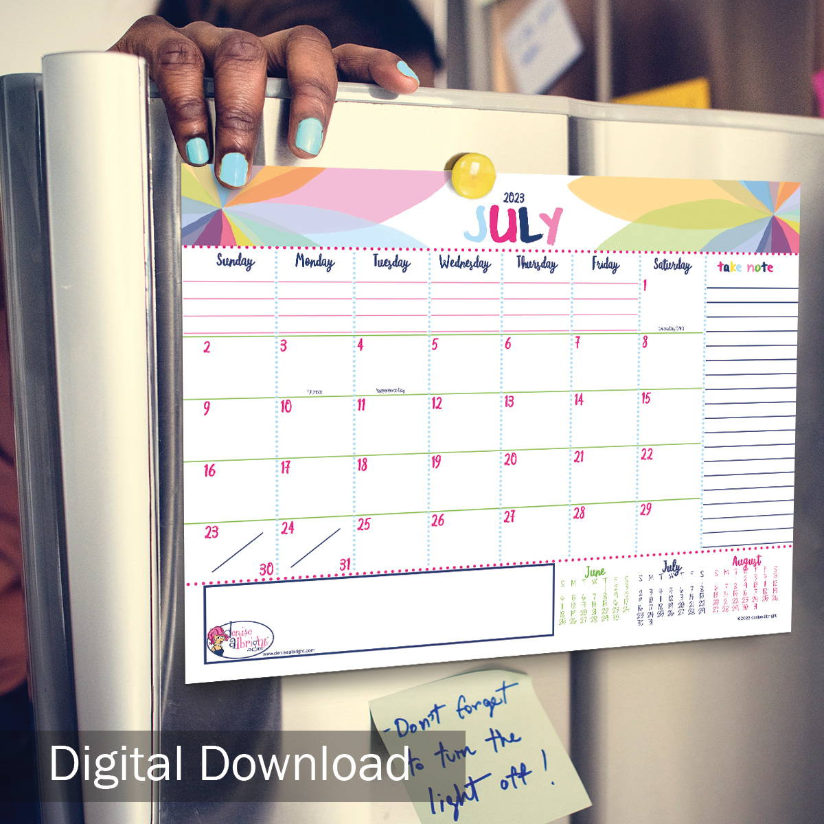 Monthly Calendar Printable