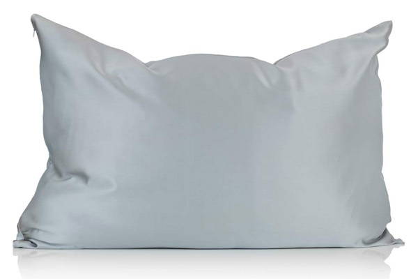 grey silk pillowcase