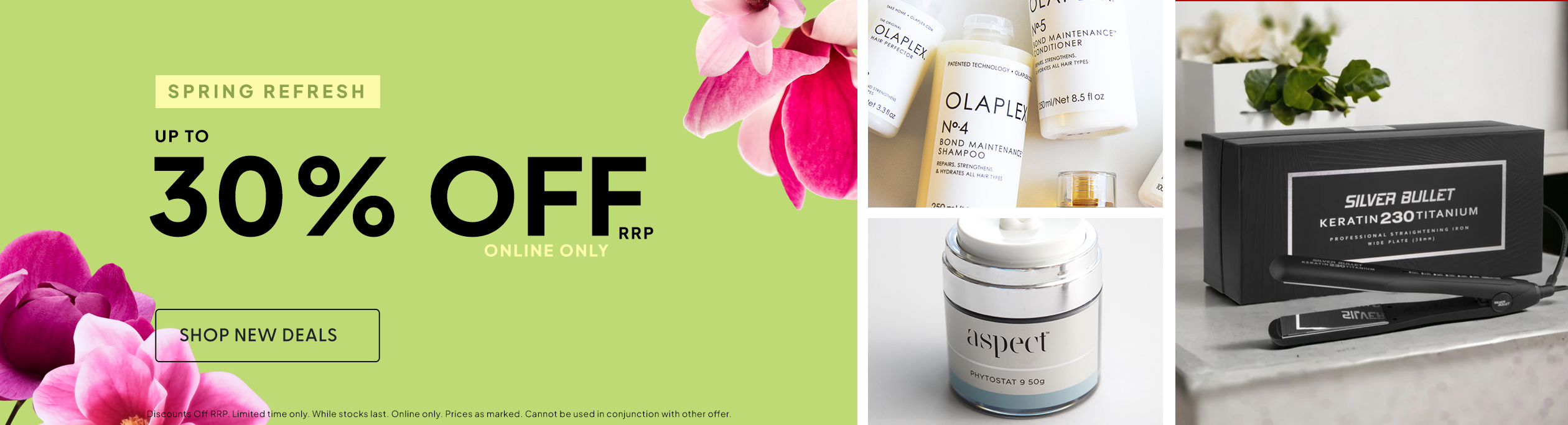 Spring Refresh - up to 30% off RRP - Online Only