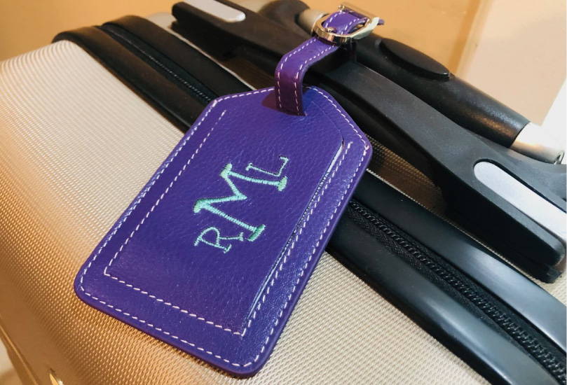 Embroider a Luggage Tag