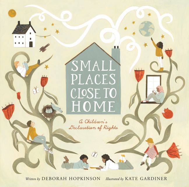 cover of small places close to home by deborah hopkinson and kate gardiner