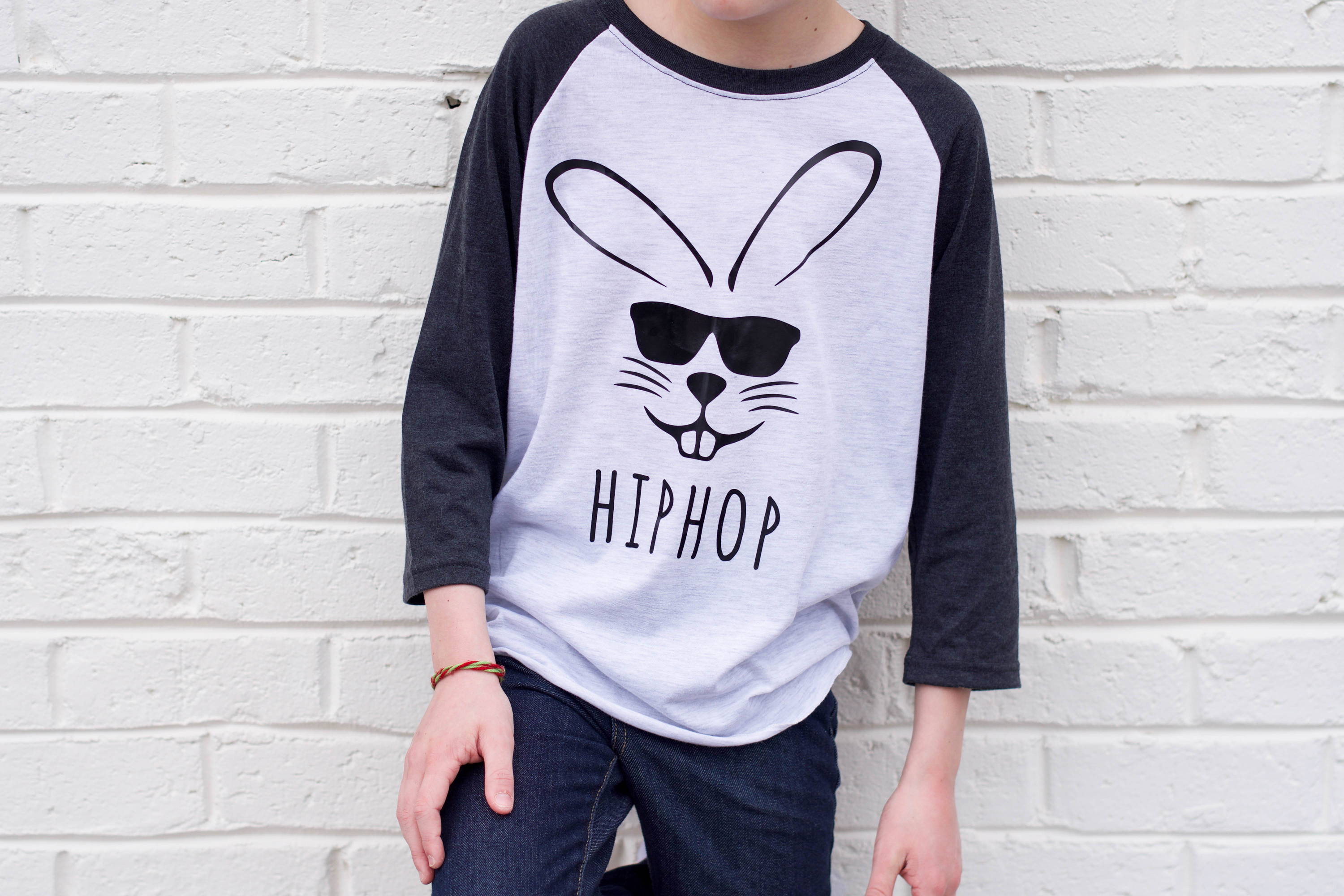 DIY Hipster Bunny T-shirt 