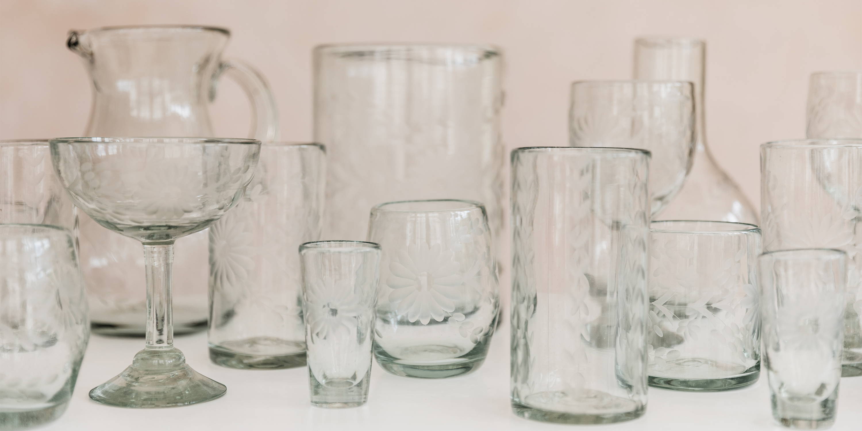  Behind-the-Scenes: Hand-Etched Glassware Made in Mexico | The Little Market