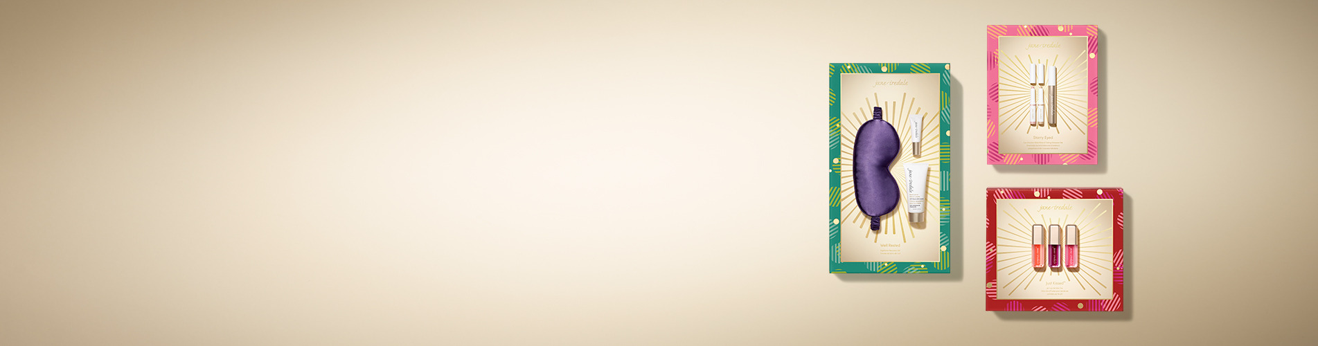 Three decorative frames on a plain background.