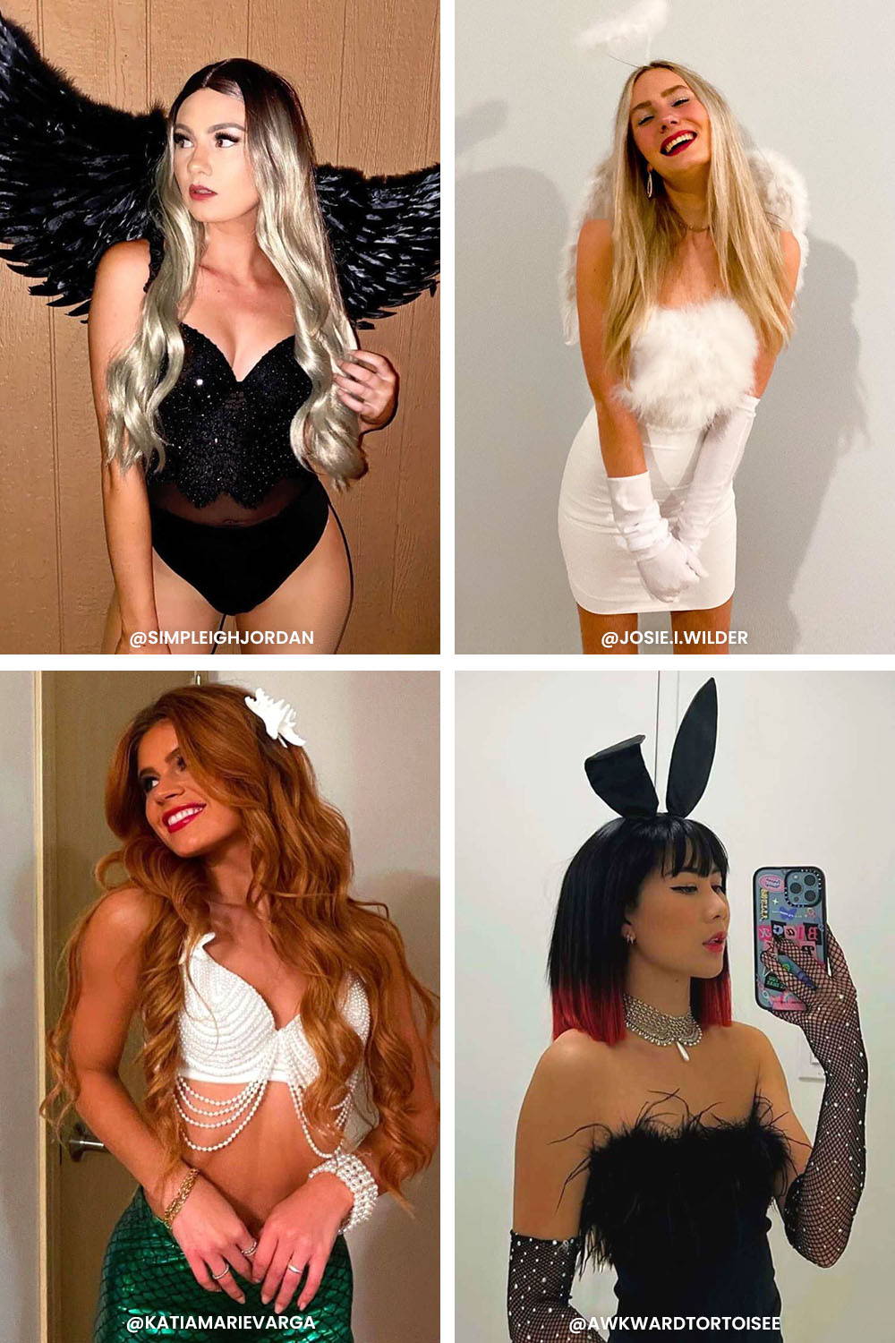 Visit Windsor's 2023 Halloween Costume blogs to get inspo including the 10 best women’s Halloween costumes for a post-worthy look featuring UGC of dark angels, classic heavenly bodies, little mermaids, bunny costumes, and more! 