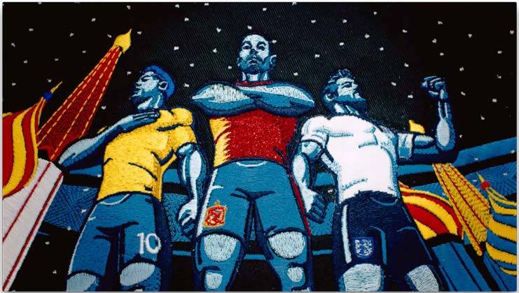 2018 FIFA World Cup embroidery