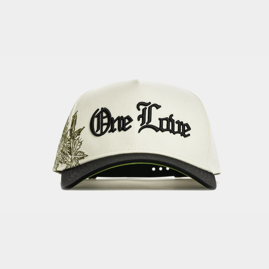 White cap with 
