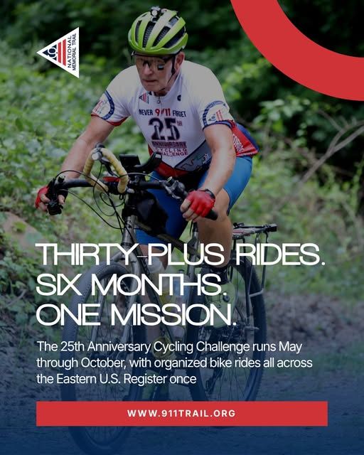 9/11 memorial trail challenge. choose from 30 rides