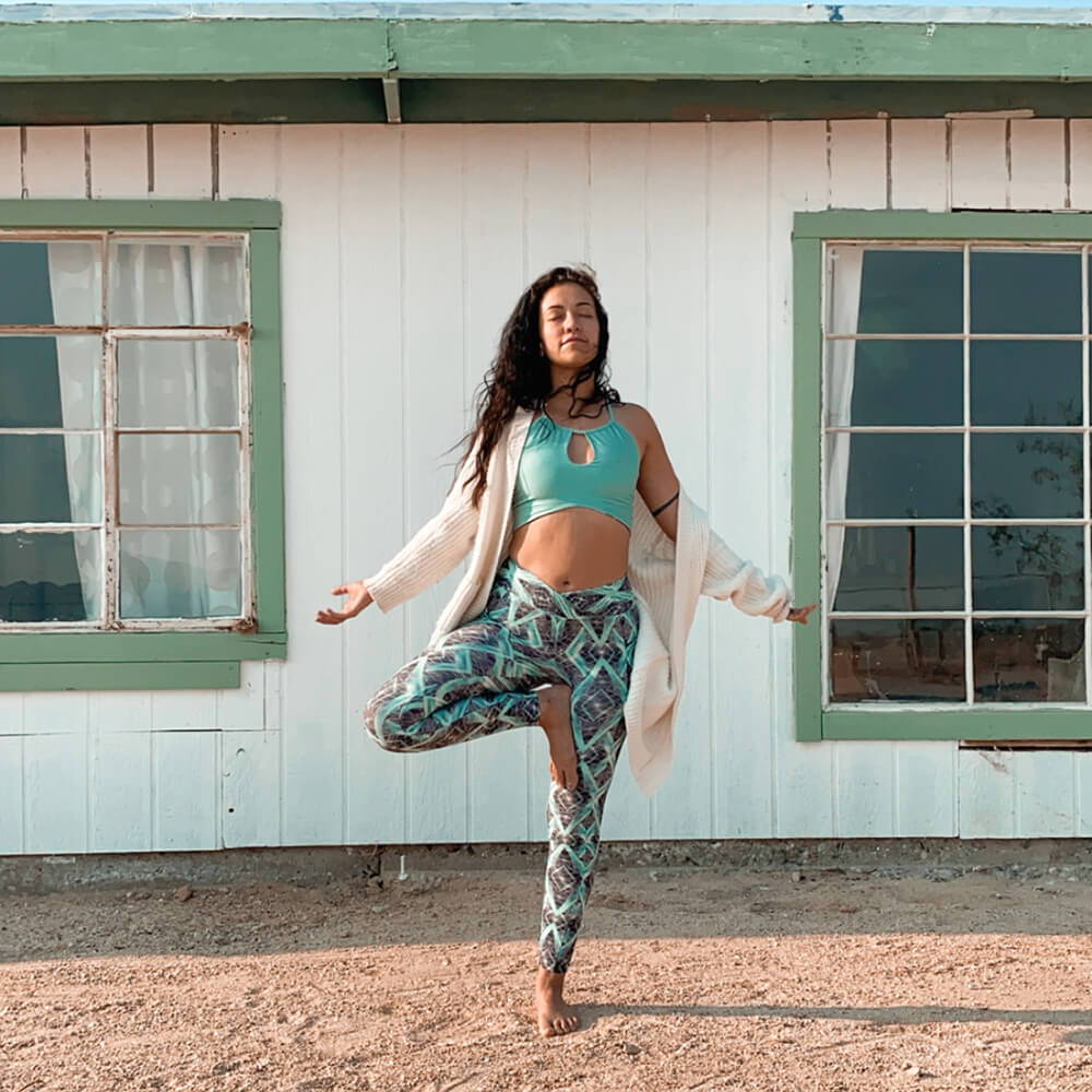 Jungle Helix Crossover Pocket Legging