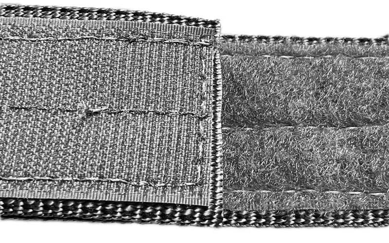 An image of hook and loop velcro, which we use in many harnesses.