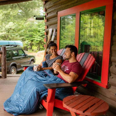 Couple on porch