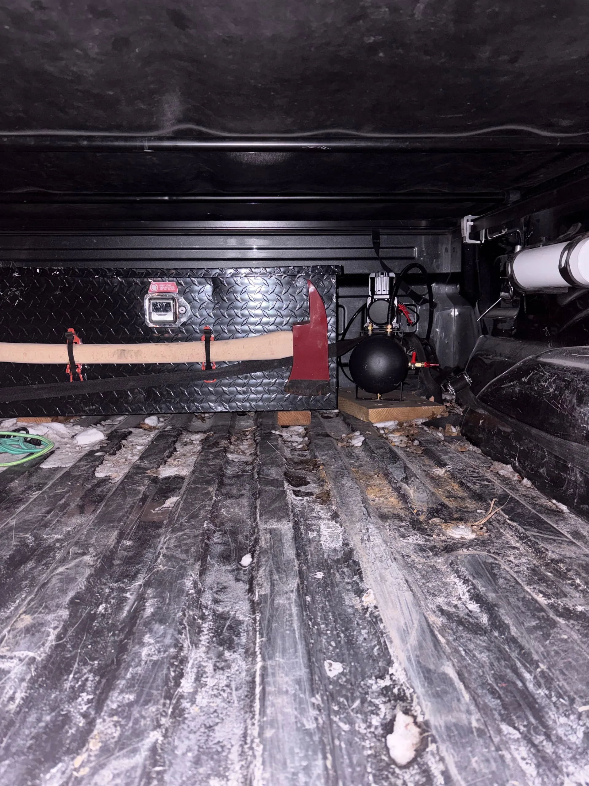 Matt's 2019 Ford F150 completed Conductor's Special Train Horn Kit install photo 4