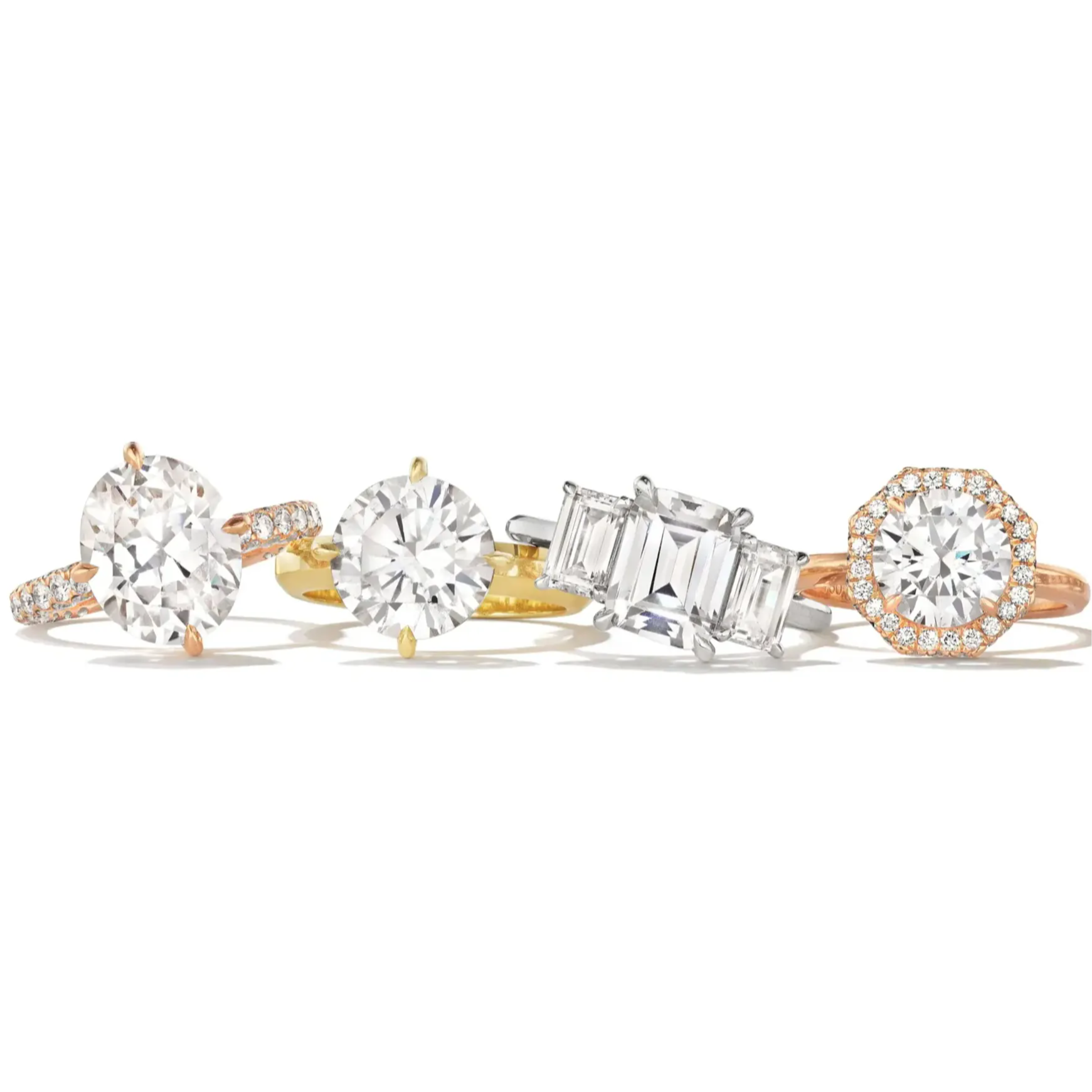 three phases engagement rings