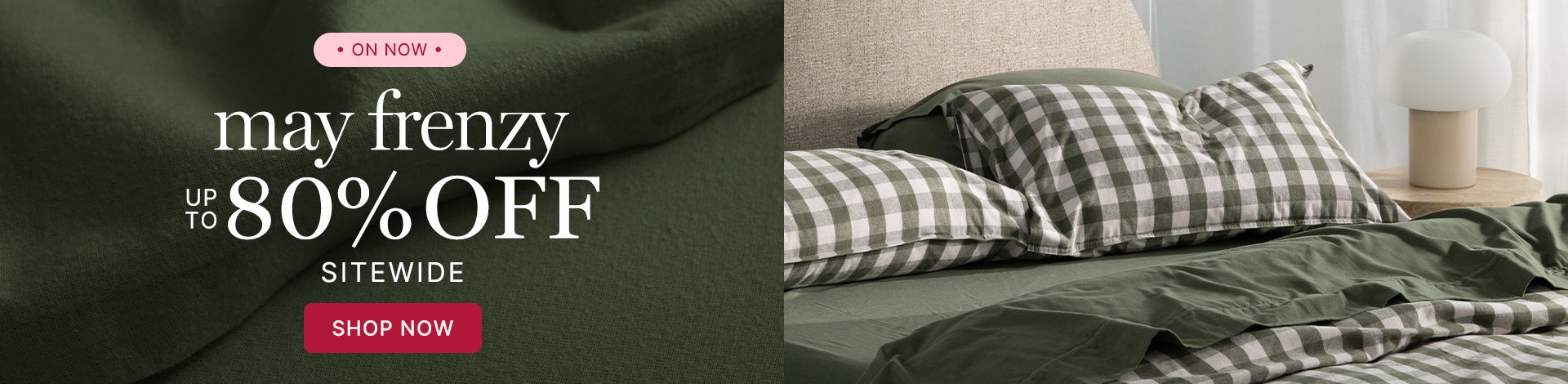 May Frenzy On Now, Up To 80% Off