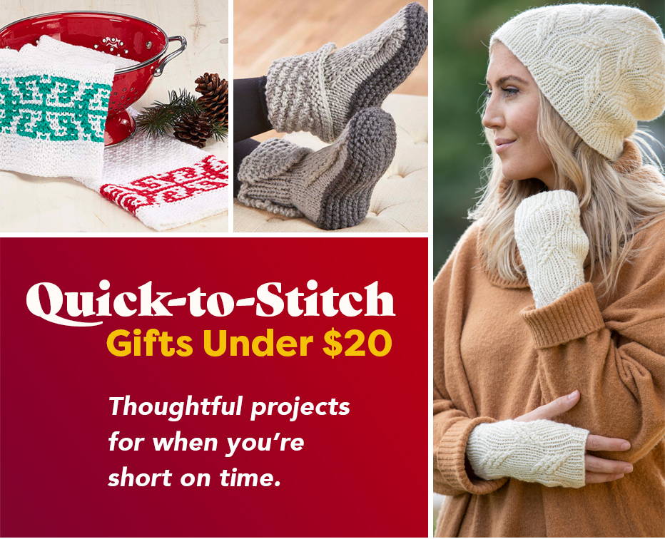 Quick-to-Stitch Knit & Crochet Gifts under $20..