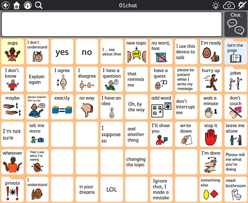 PODD 60 Complex Syntax for Tobii Dynavox Snap Core First AAC app