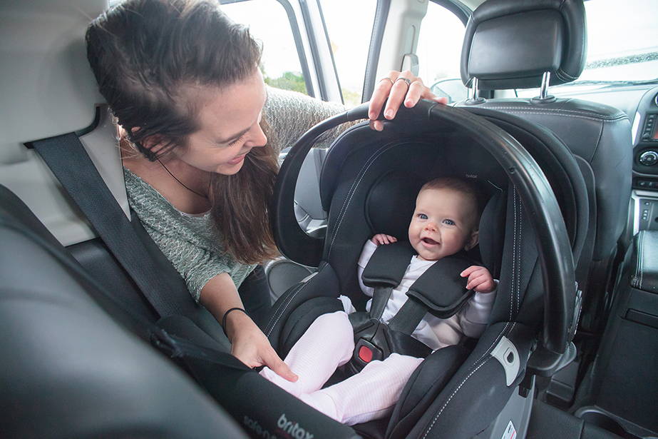 capsule car seat and pram