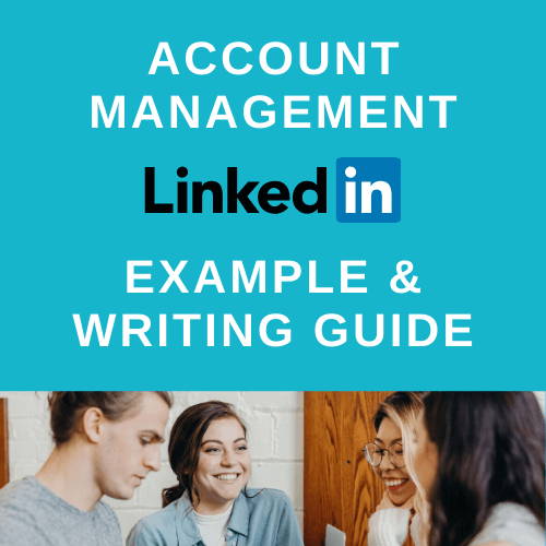 Management LinkedIn Summary Example and Writing Guide – CV