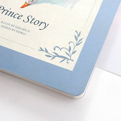 Round Arc Corner - Little prince story spiral undated monthly diary notebook